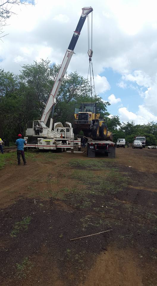 Heavy lifting project in an industrial environment